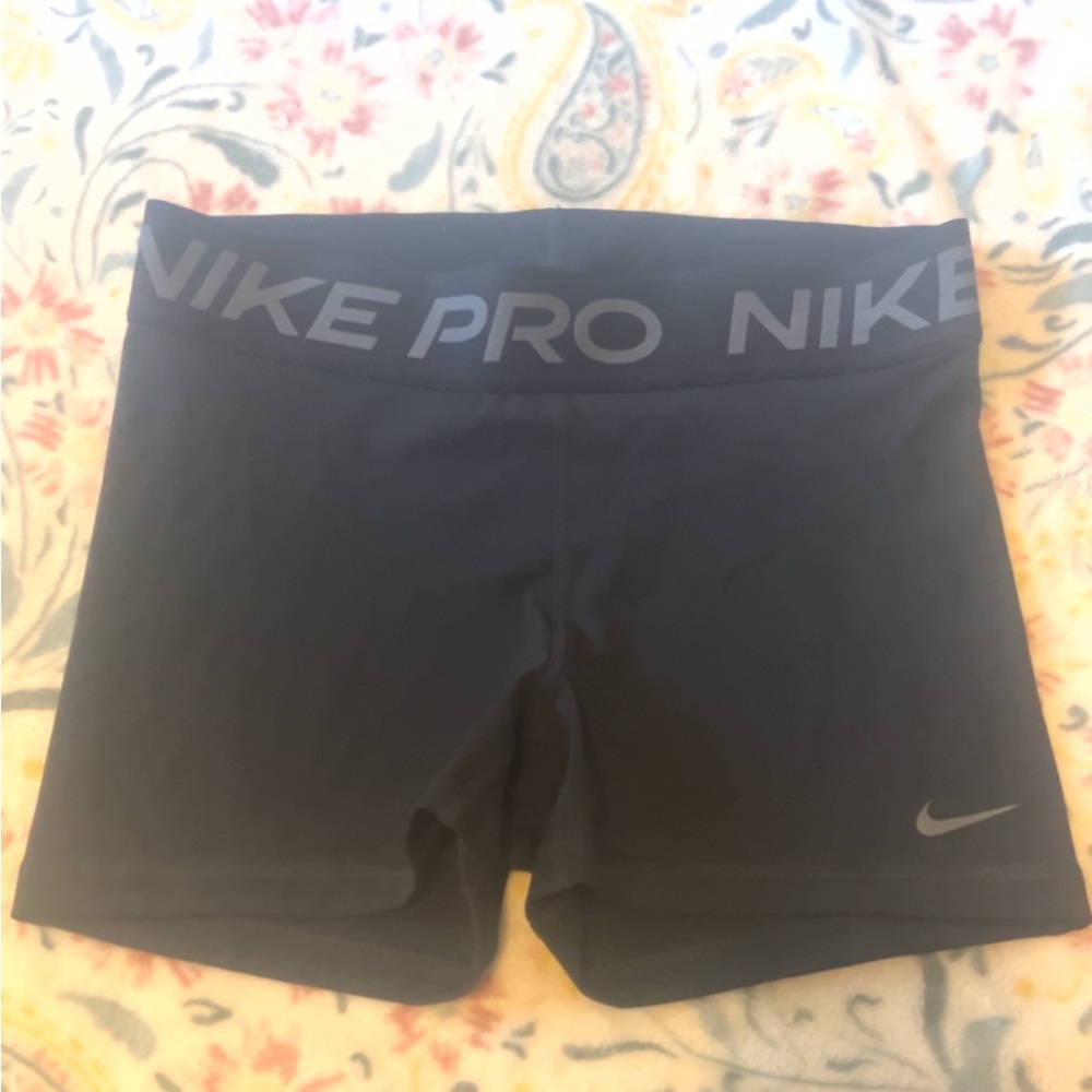 Nike Pro Black Athletic Shorts with Compression Fit